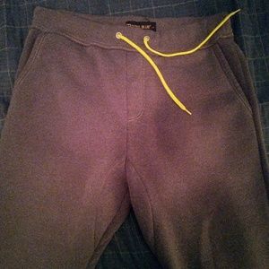 Men's Dark Gray Fleece Joggers